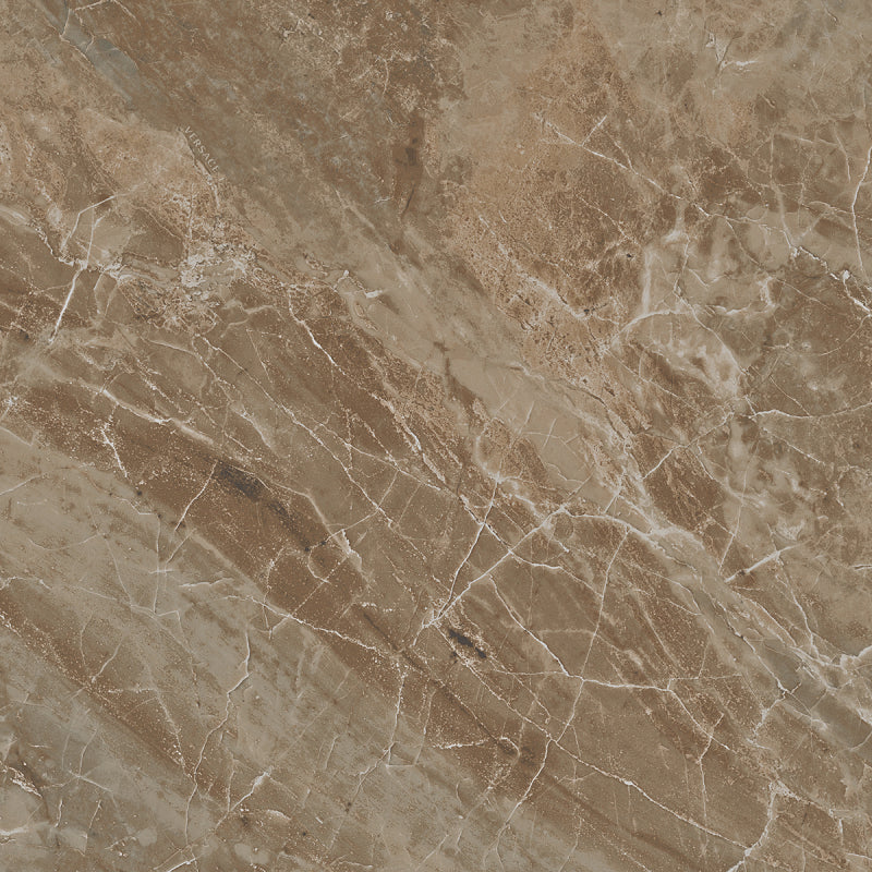 Versace Marble Marrone Marble Look Porcelain Tile
