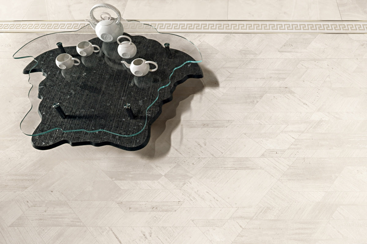 Versace Eterno Ice/Ice Patchwork/Ice Intreccio/Ice Barocco Timber Look Porcelain Tile