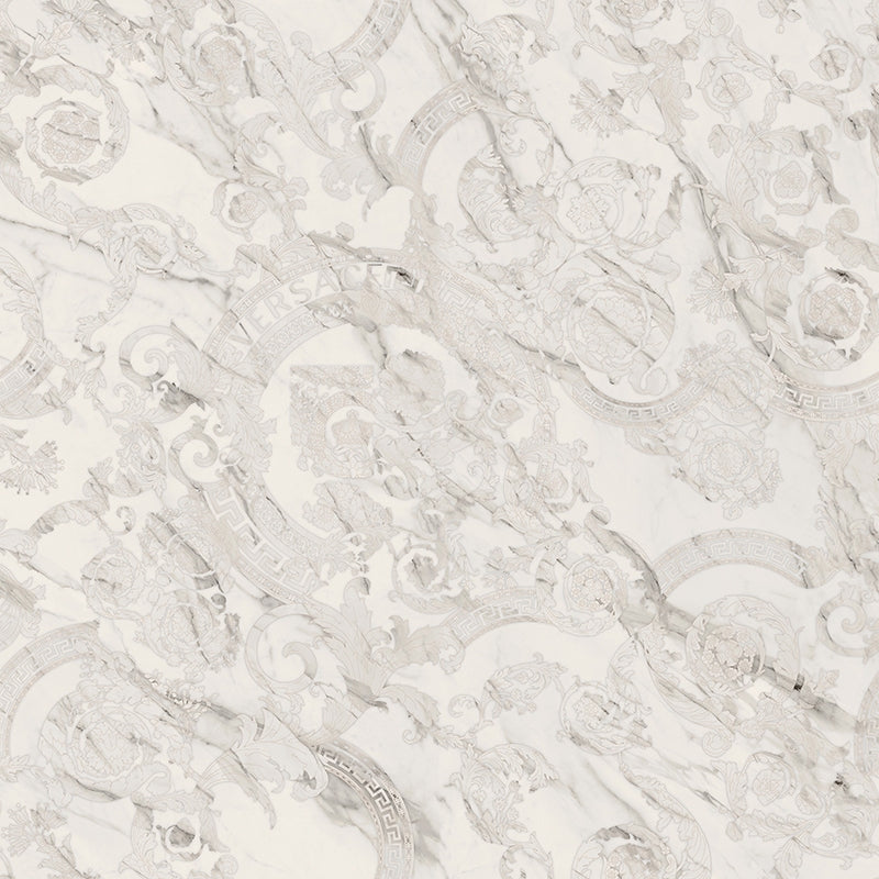Versace Maximvs Statuario White/Megabarocco Marble Look Porcelain Tile