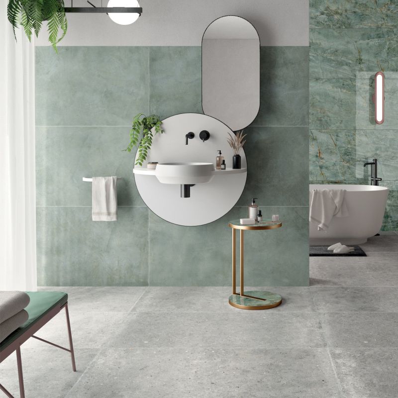 Luce Verderame Concrete Look Porcelain Tile