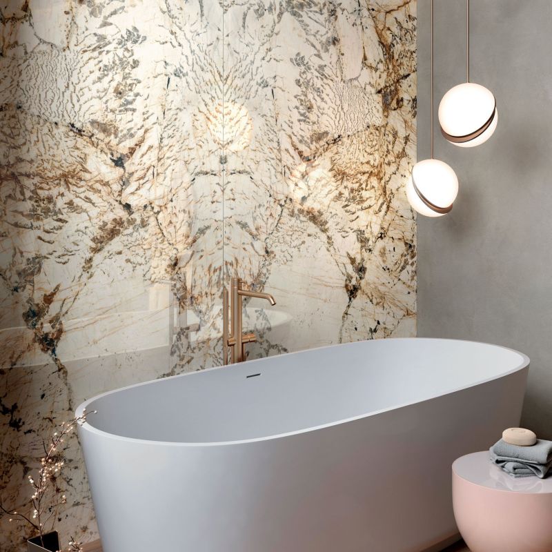 Nobile Blanc Du Blanc Marble Look Porcelain Tile