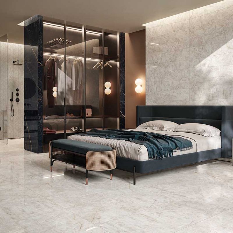 Supreme Treasure Cristallo Amber Marble Look Porcelain Tile