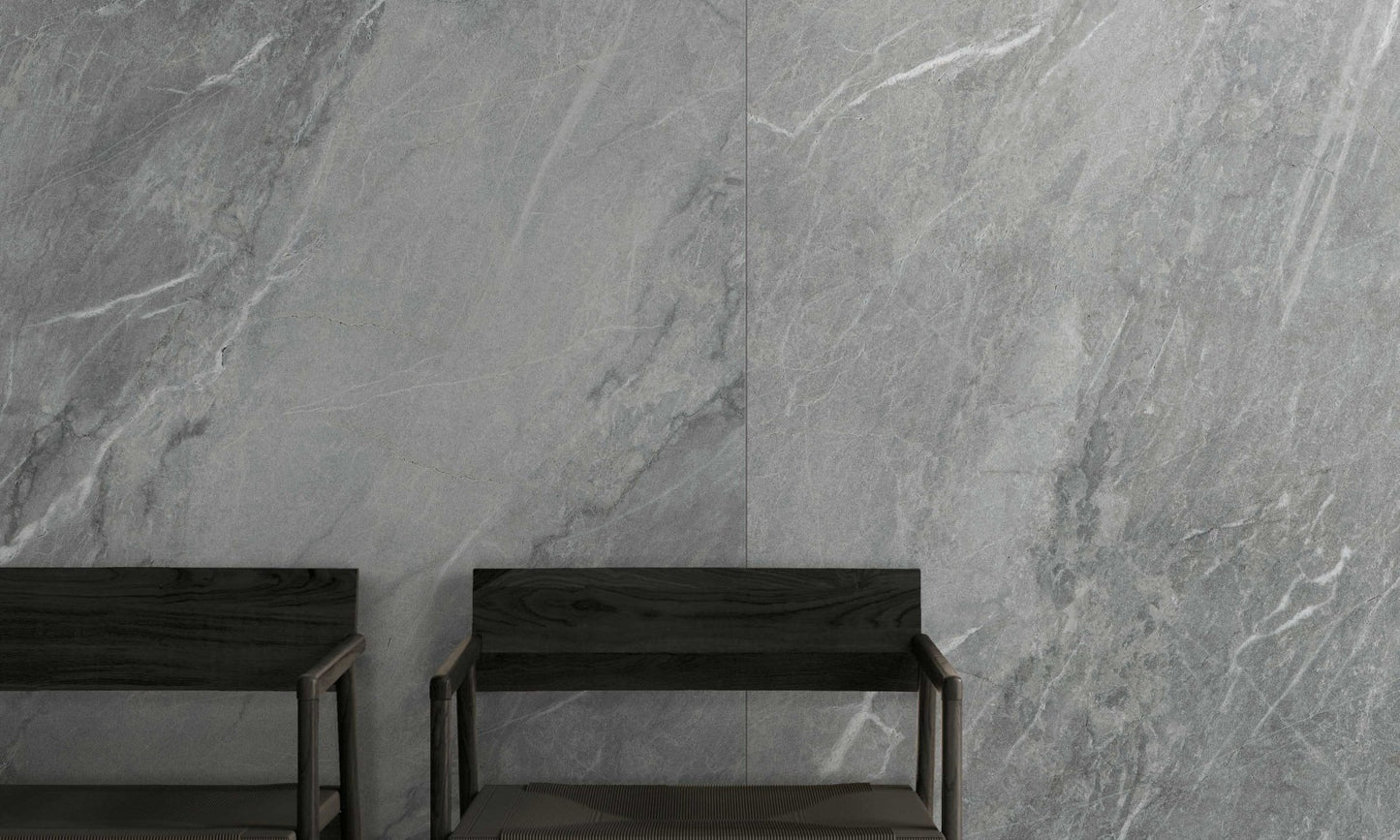 Porceluxe Savoy Blue Marble Look Porcelain Slab