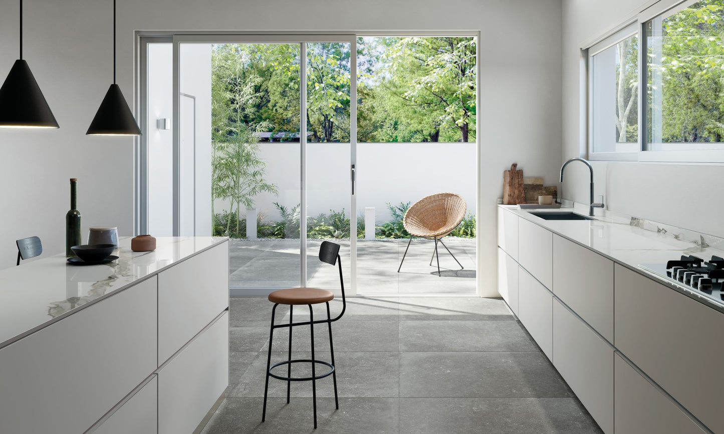 Porceluxe Statuario Select 3D Marble Look Porcelain Slab