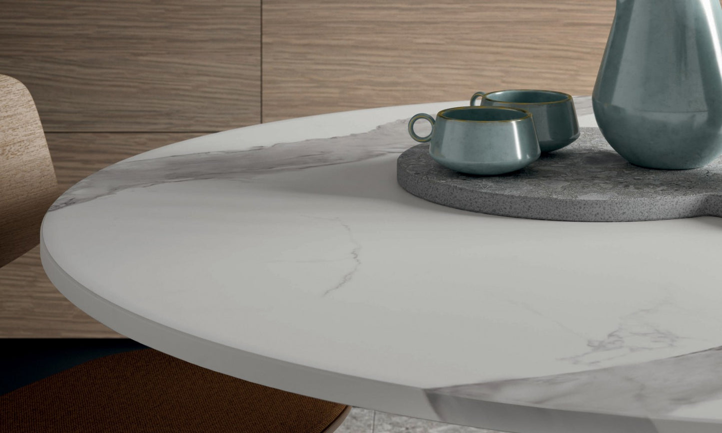 Porceluxe Statuario Select 3D Marble Look Porcelain Slab