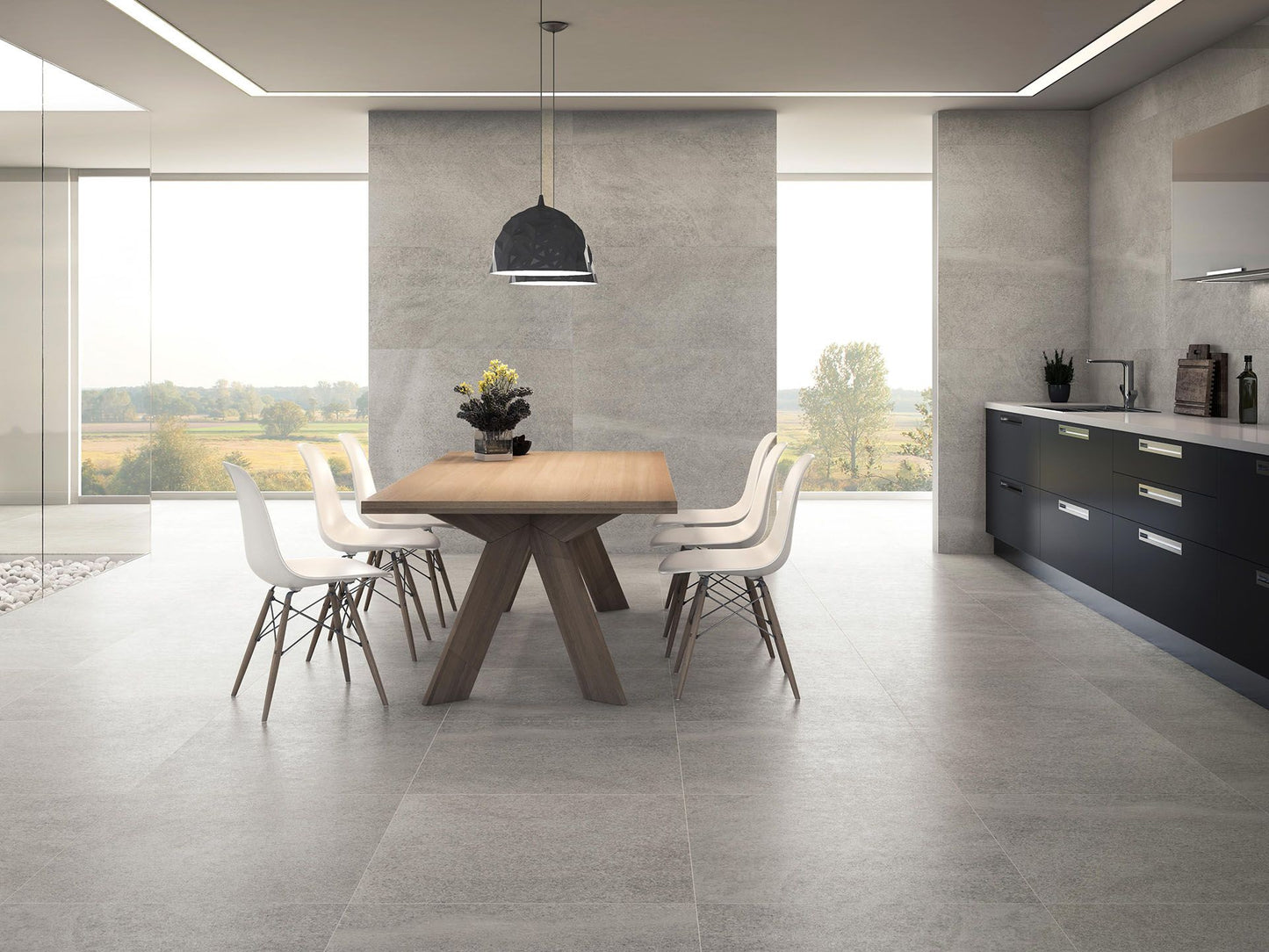 Fidenza Gray Stone Look Porcelain Tile