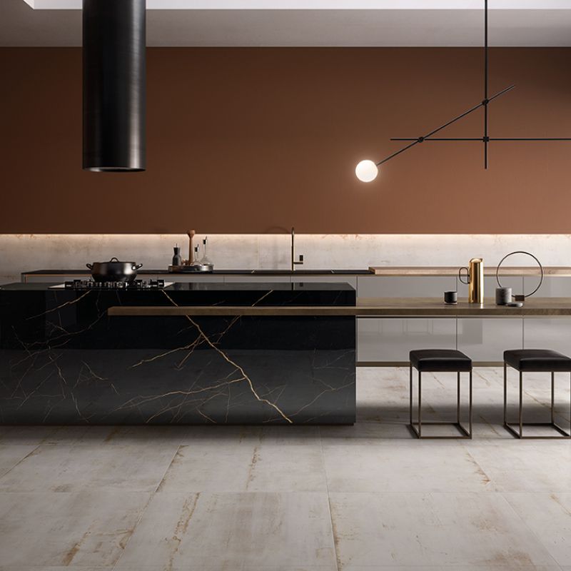 Rebel White Metal Look Porcelain Tile