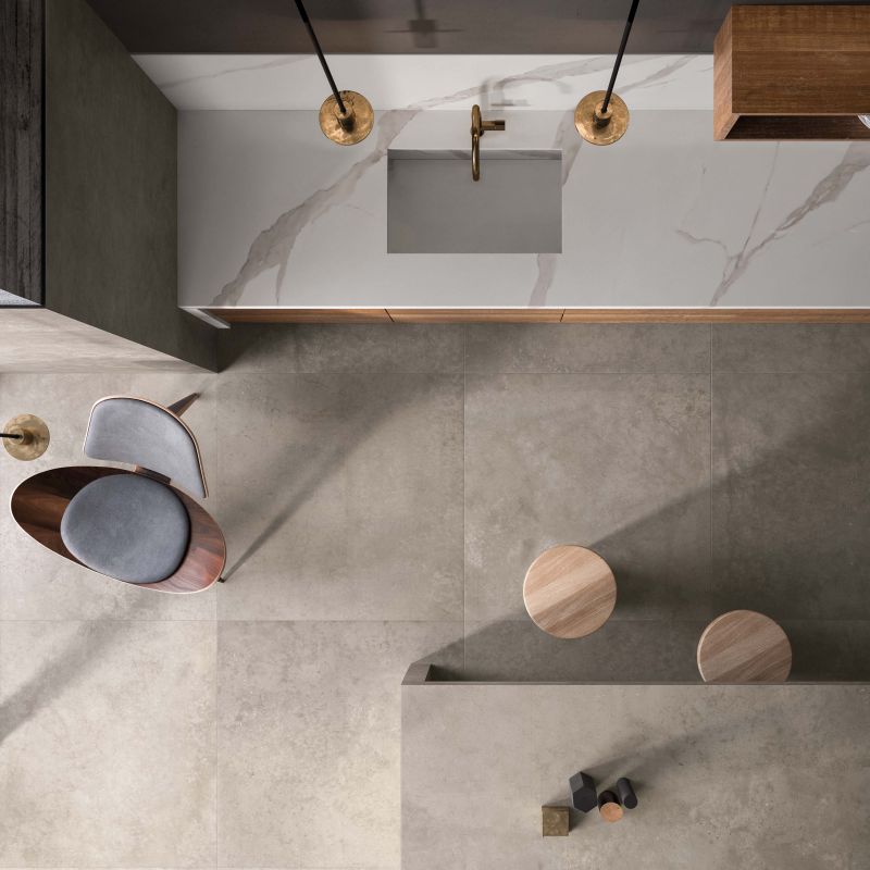 Hyper Grey Concrete Look Porcelain Tile