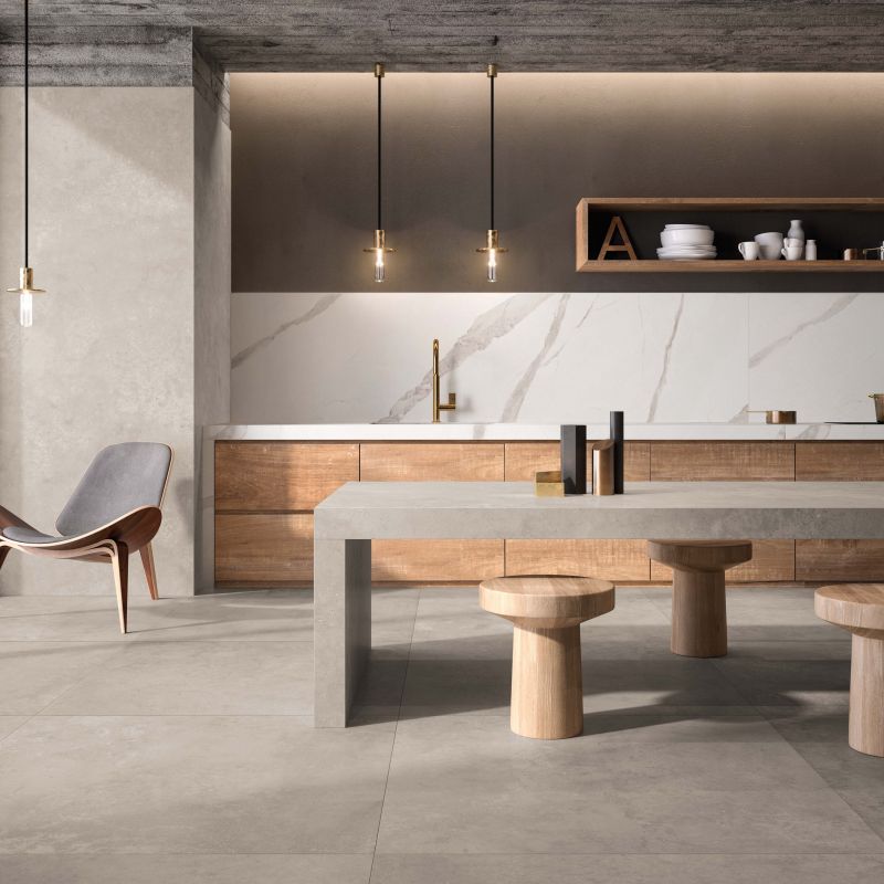Hyper Grey Concrete Look Porcelain Tile