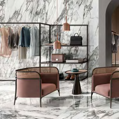 Porceluxe Macchia Vecchia Marble Look Porcelain Slab