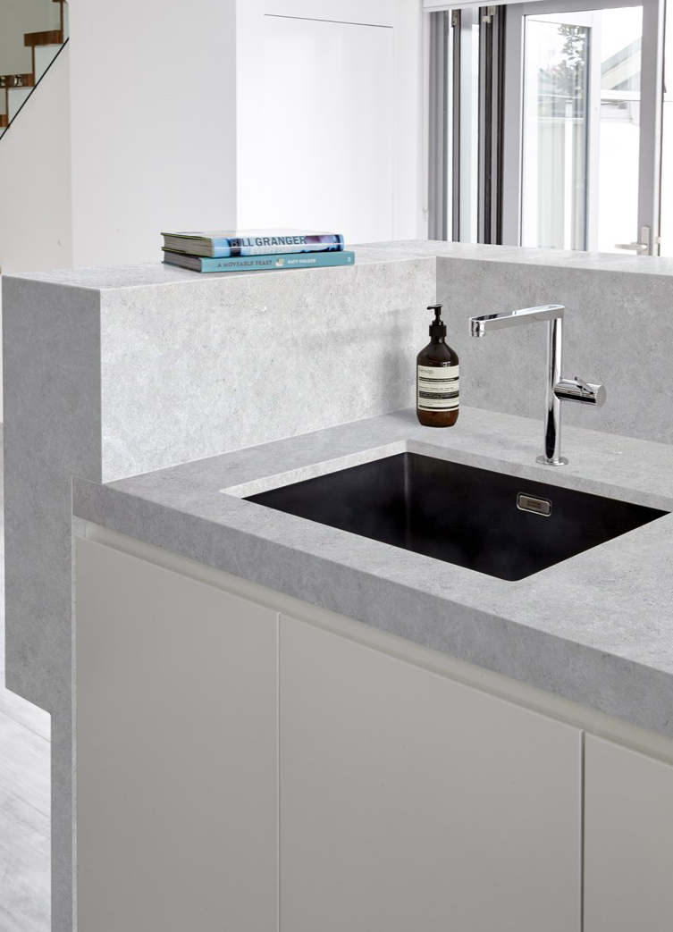 Porceluxe Concrete Grigio Concrete Look Porcelain Slab