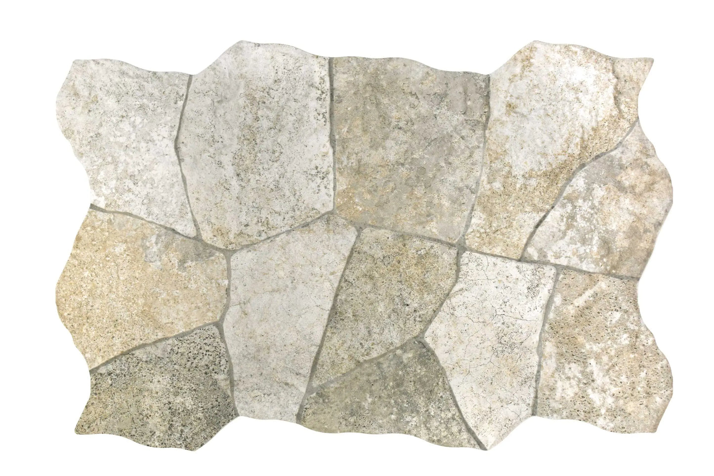 Arkansas Beige - Crazy Pave Porcelain Tile