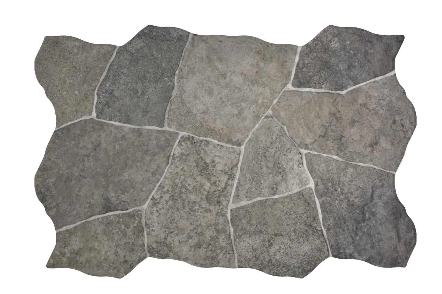 Arkansas Charcoal - Crazy Pave Porcelain Tile