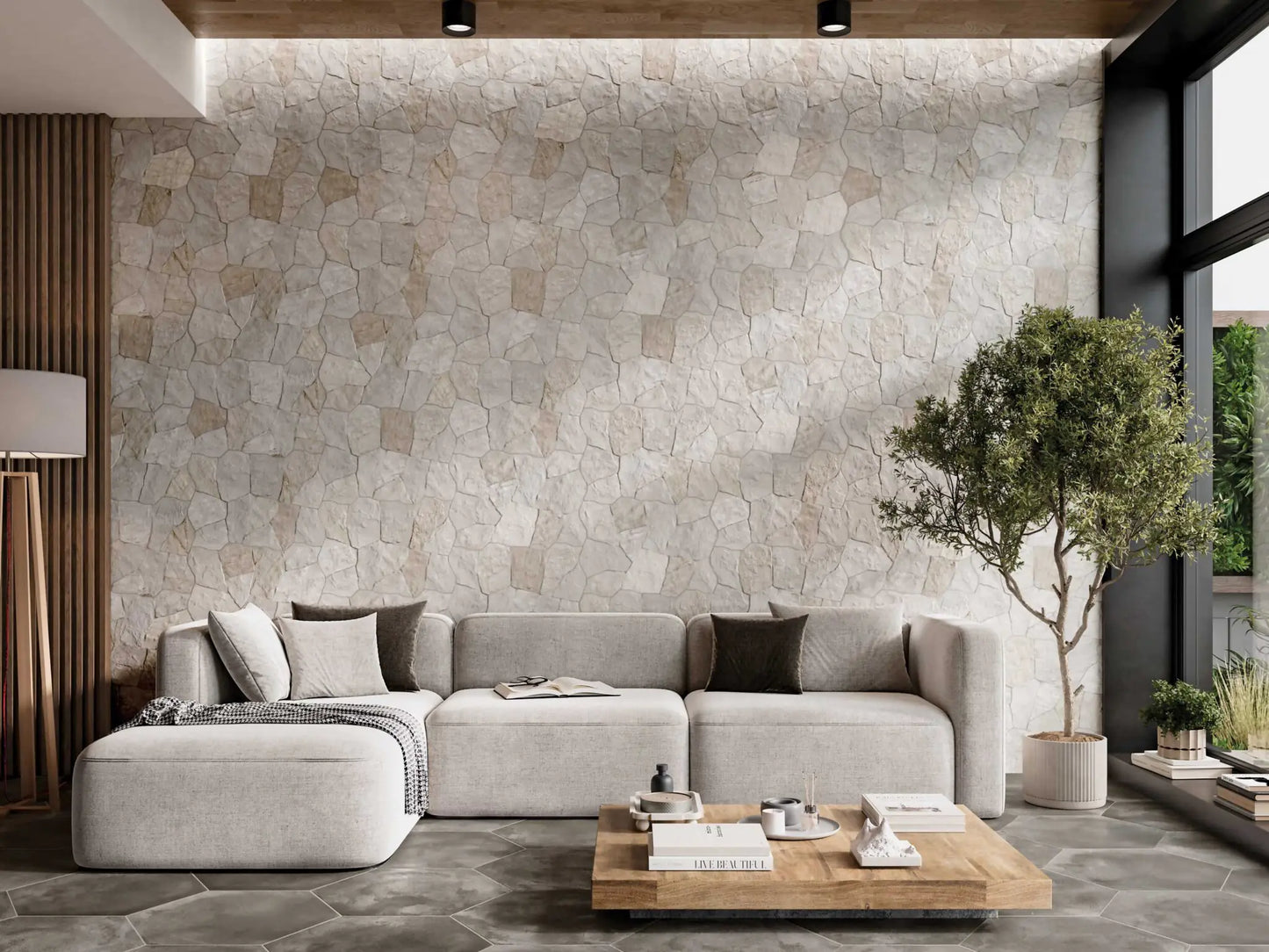 Utah - Crazy Pave Porcelain Tile