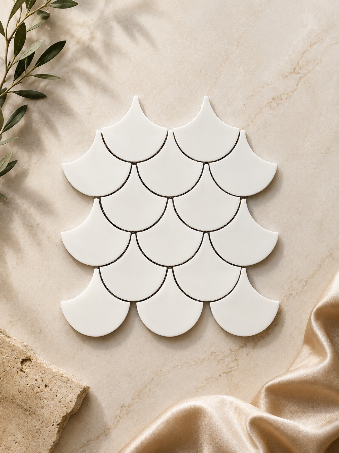 Fan White Gloss
