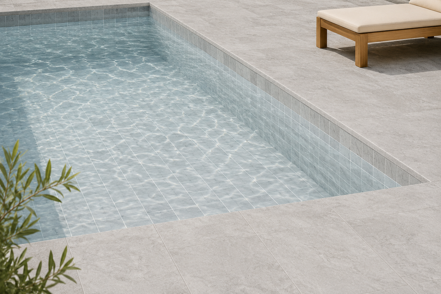 Aqualuxe Penta Greige Matt Mosaic