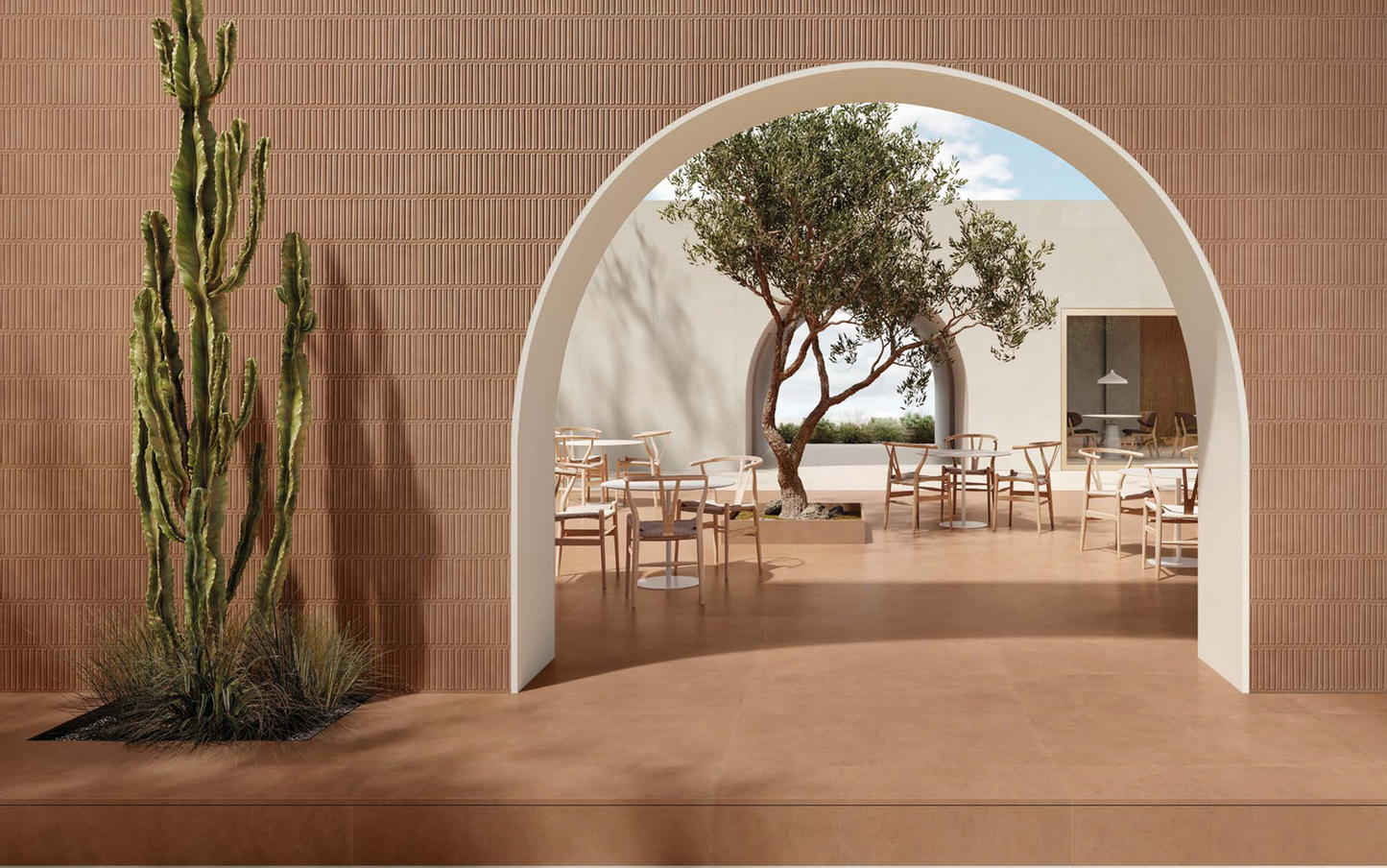 Terre Cotto Concrete Look Porcelain Tile
