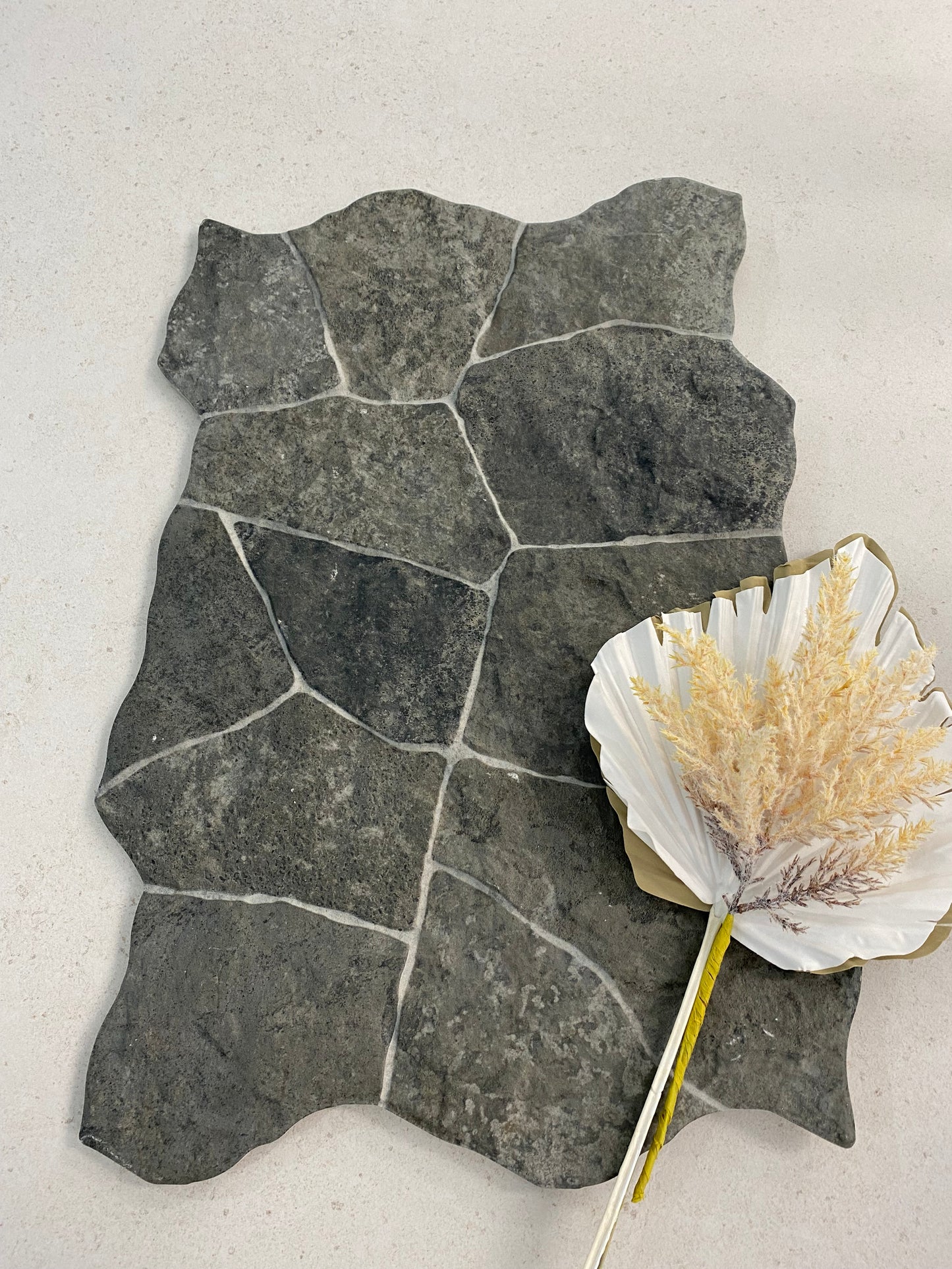 Arkansas Charcoal - Crazy Pave Porcelain Tile
