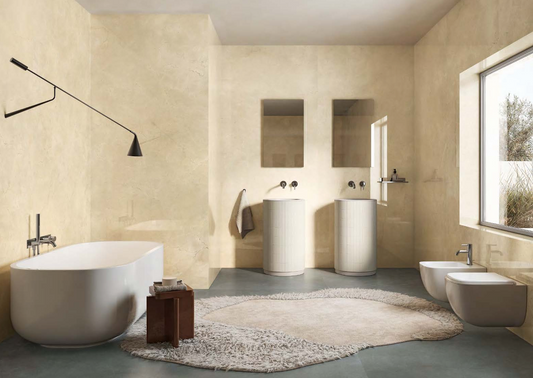 Calcis Crema Natural Stone Look Porcelain Tile