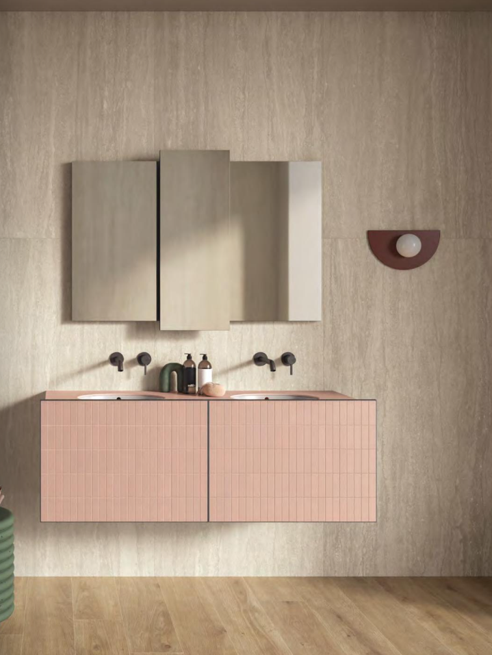Dorset Beige Vein Cut Natural Stone Porcelain Tile