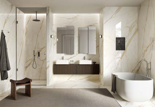 Marble Touch Calacatta Extra Marble Look Porcelain Look Tile