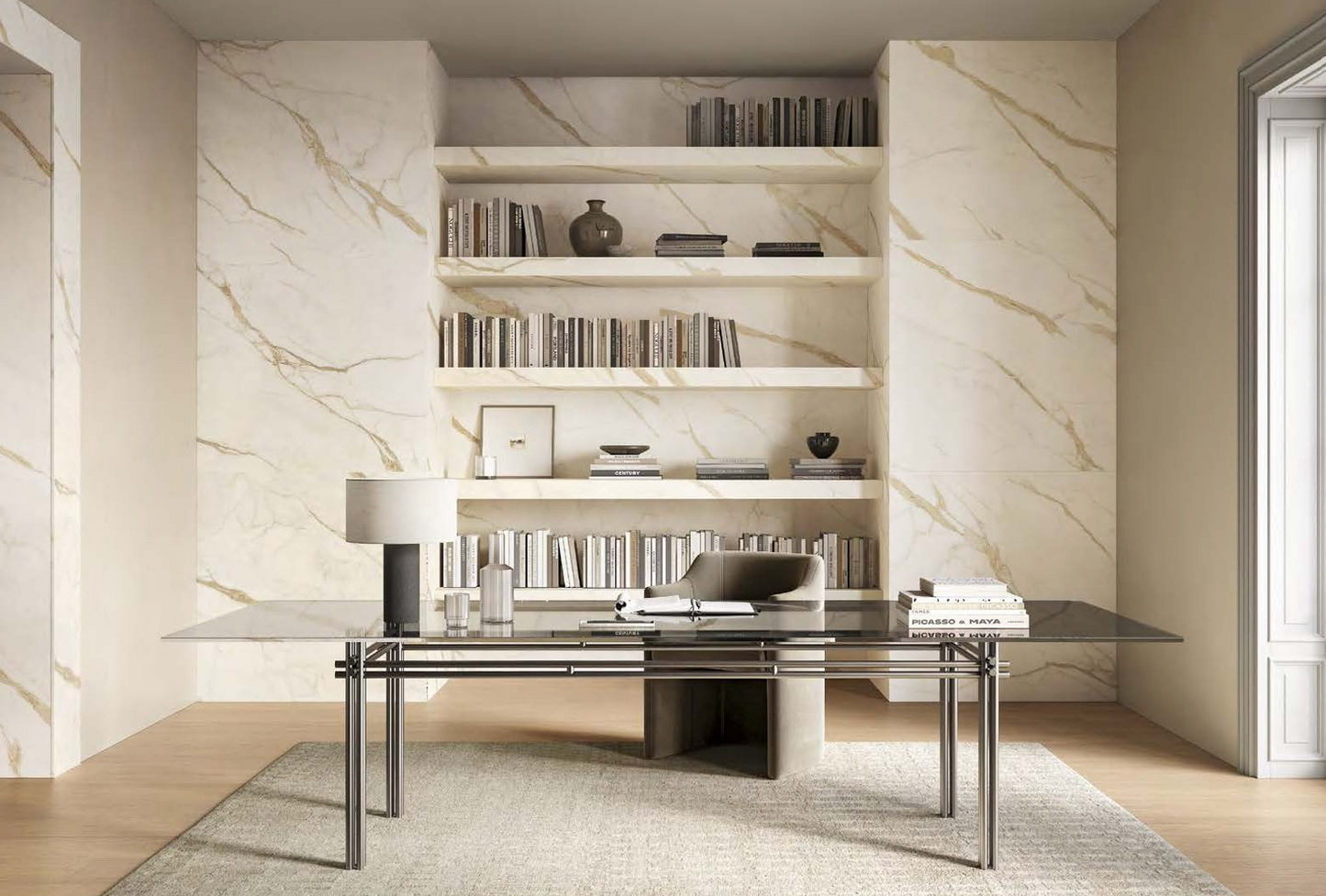 Marble Touch Calacatta Extra Marble Look Porcelain Look Tile