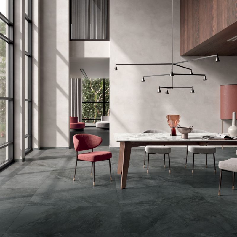 Blue Savory Graphite Natural Stone Porcelain Tile