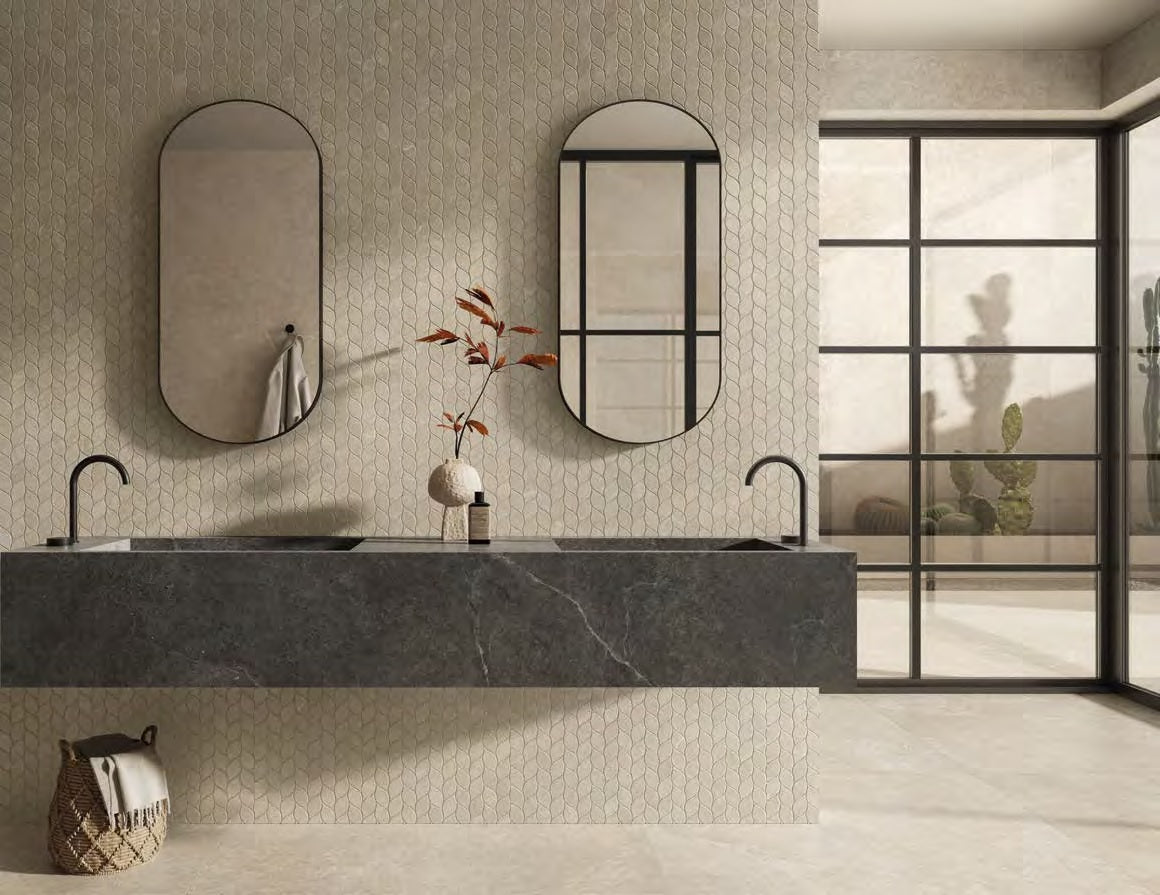 Limestone Beige Natural Stone Porcelain Tile