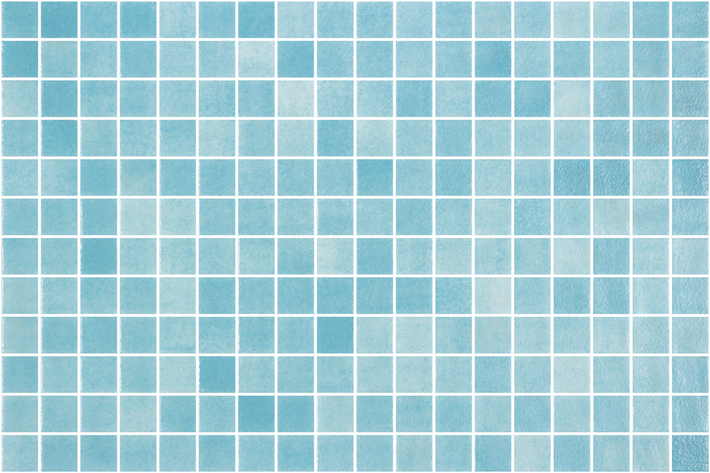 Aqualuxe Nieve Azul Aguamarina Mosaic Tile