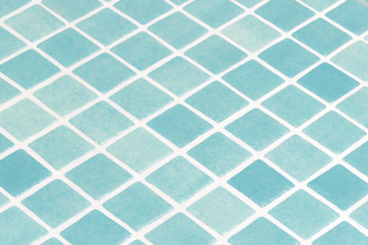 Aqualuxe Nieve Azul Aguamarina Mosaic Tile