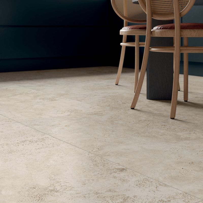 Navona Bone Cross Cut Natural Stone Porcelain Tile