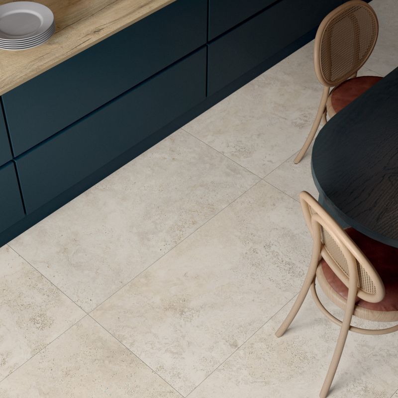 Navona Bone Cross Cut Natural Stone Porcelain Tile