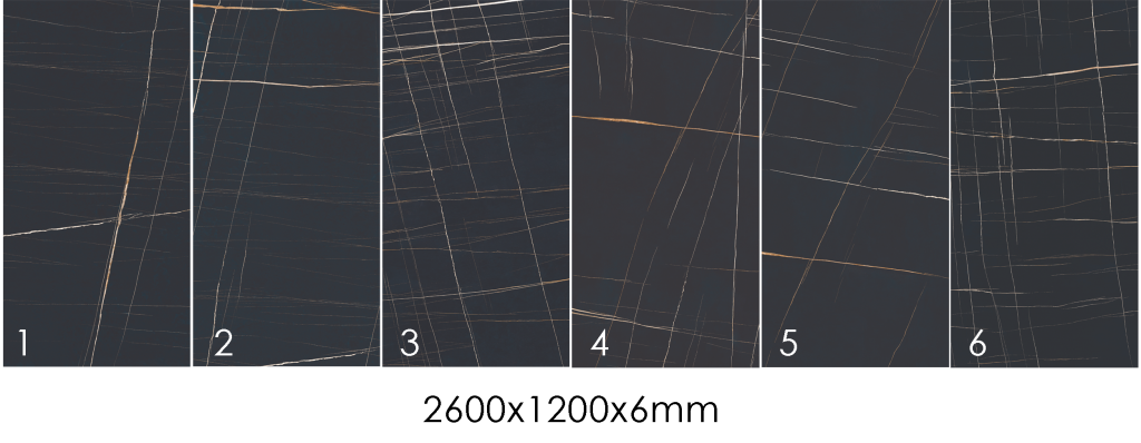 Porceluxe Sahara Noir Marble Look Porcelain Slab