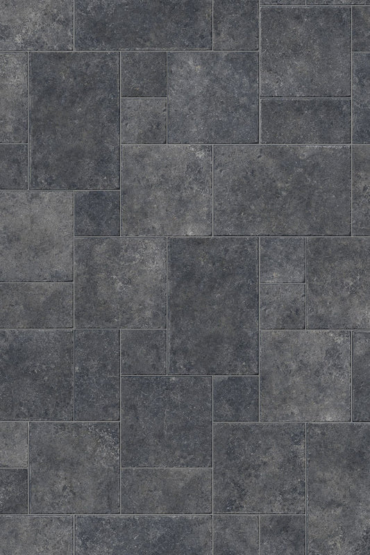 Saint-Tropez Carbon French Pattern Porcelain Tile