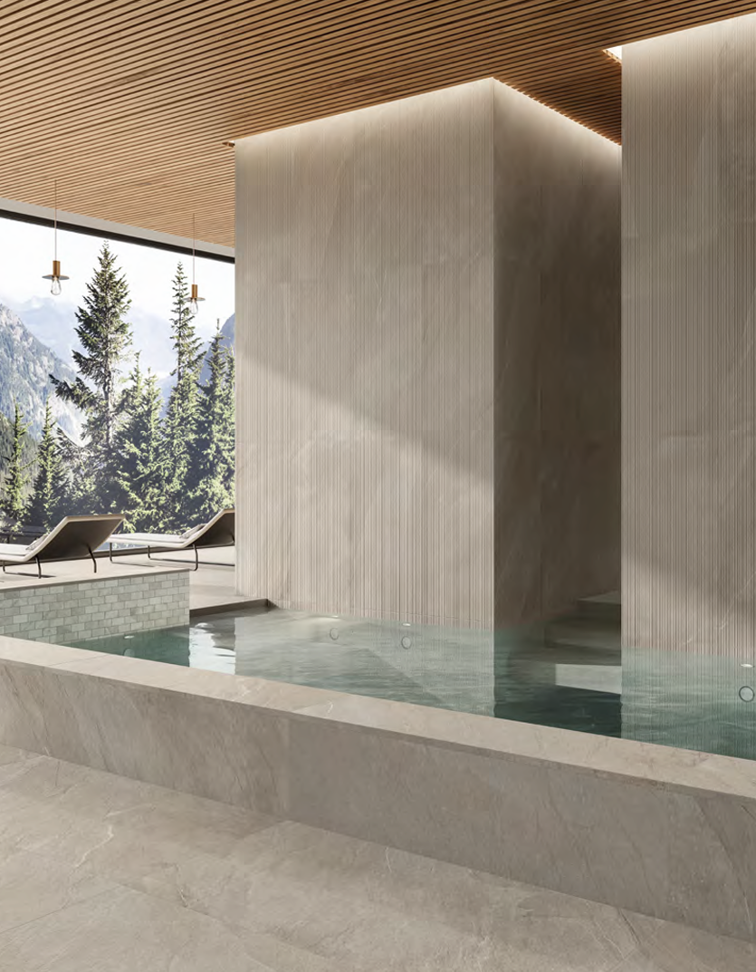 Shale Taupe Stone Look Porcelain Tile