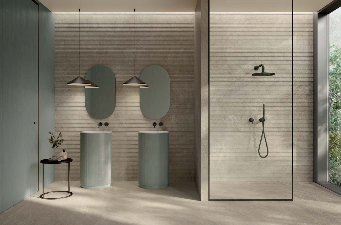 Origins Taupe Natural Stone Porcelain Tile