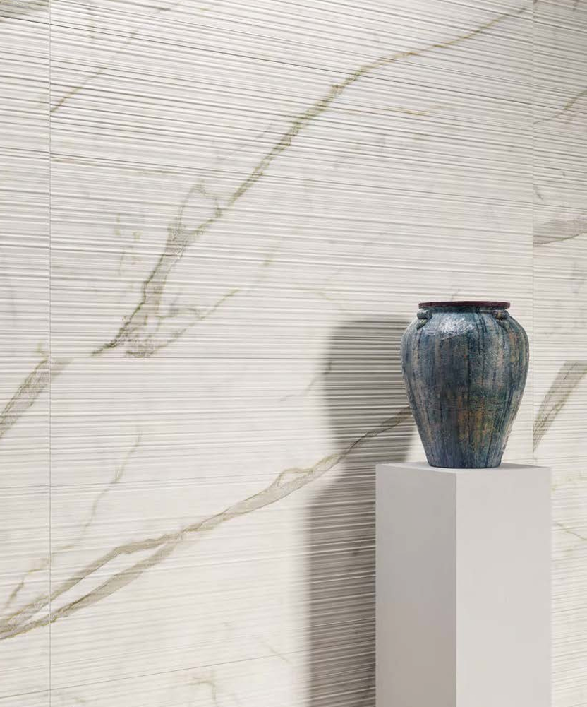 Marble Touch Calacatta Top Marble Look Porcelain Look Tile