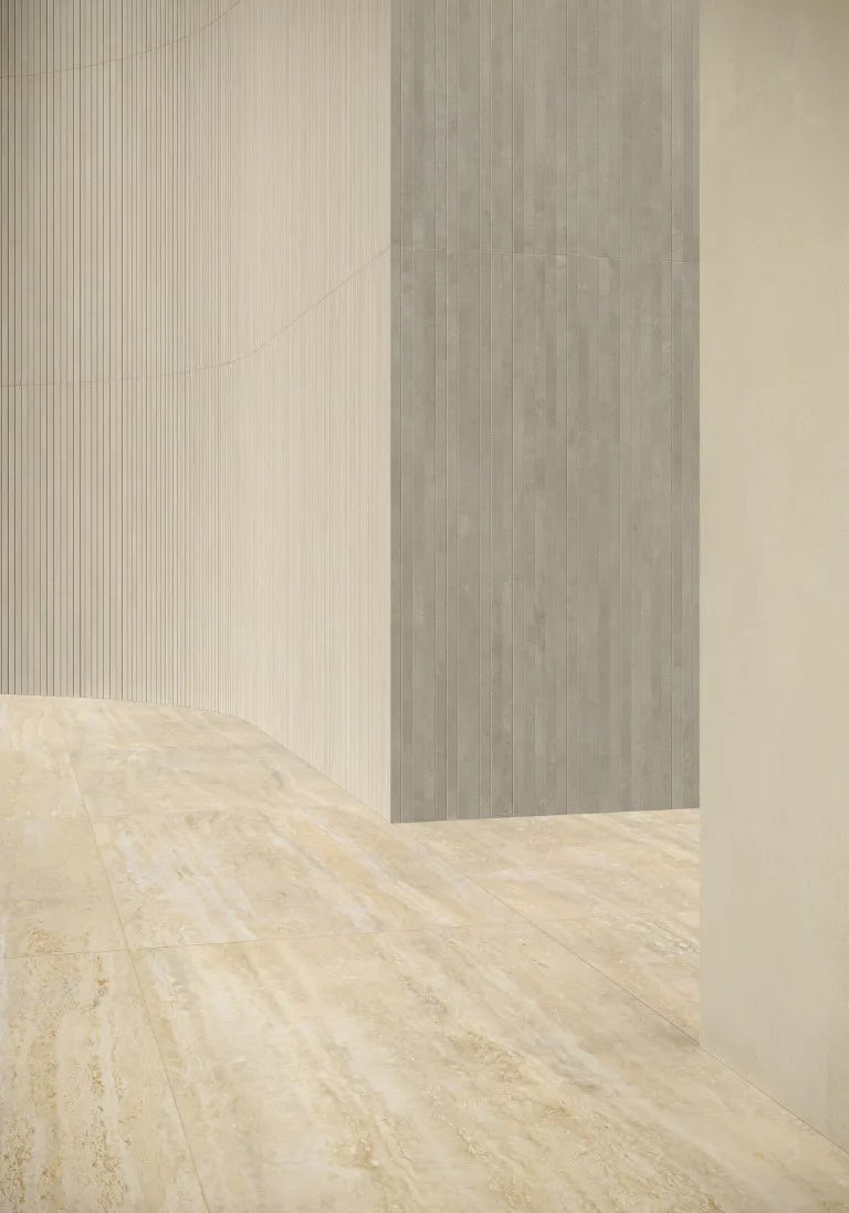 Porceluxe Travertine Beige Natural Stone Look Porcelain Slab
