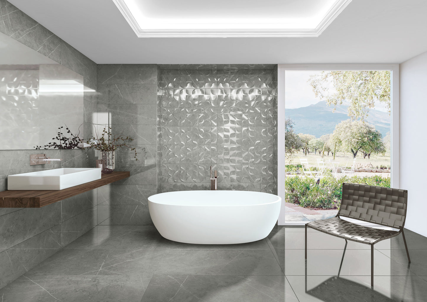 Altamura Silver Natural Stone Porcelain Tile
