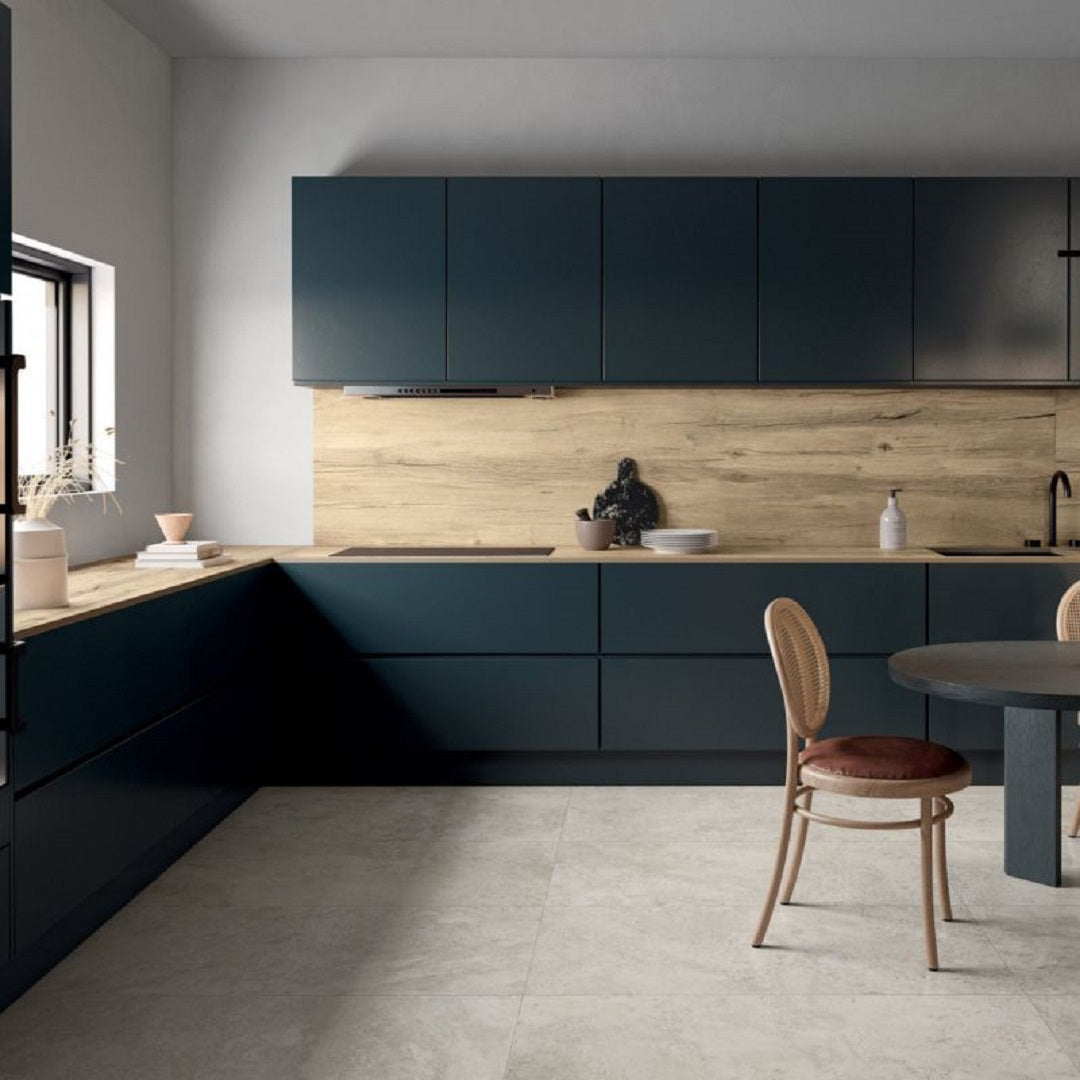 Navona Bone Cross Cut Natural Stone Porcelain Tile