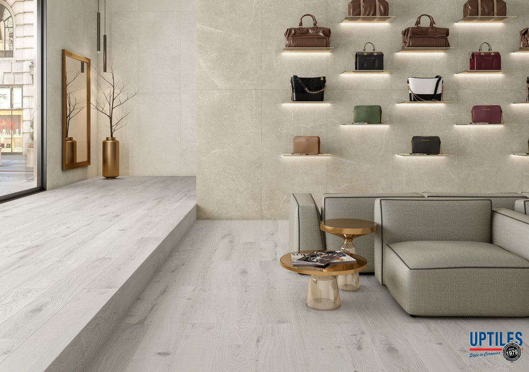Soapstone White Natural Stone Porcelain Tile