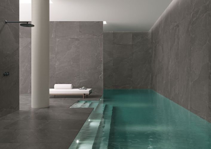 Ardesia Grafite Natural Stone Porcelain Tile