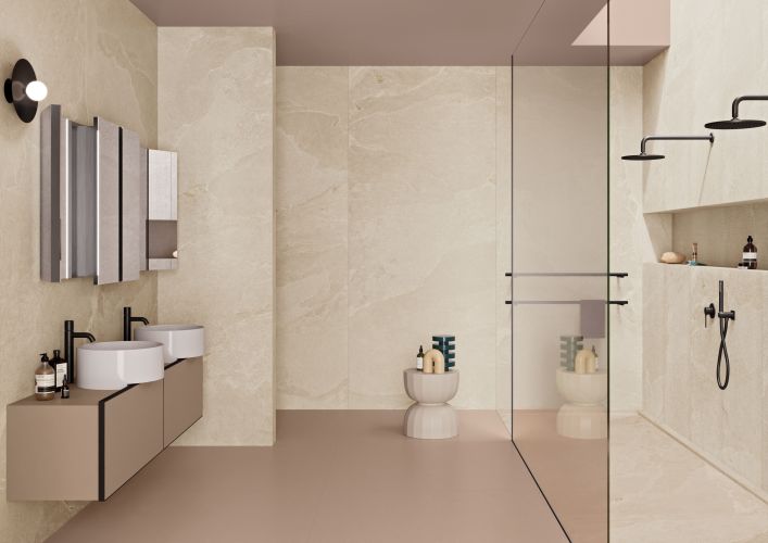 Ardesia Beige Natural Stone Porcelain Tile