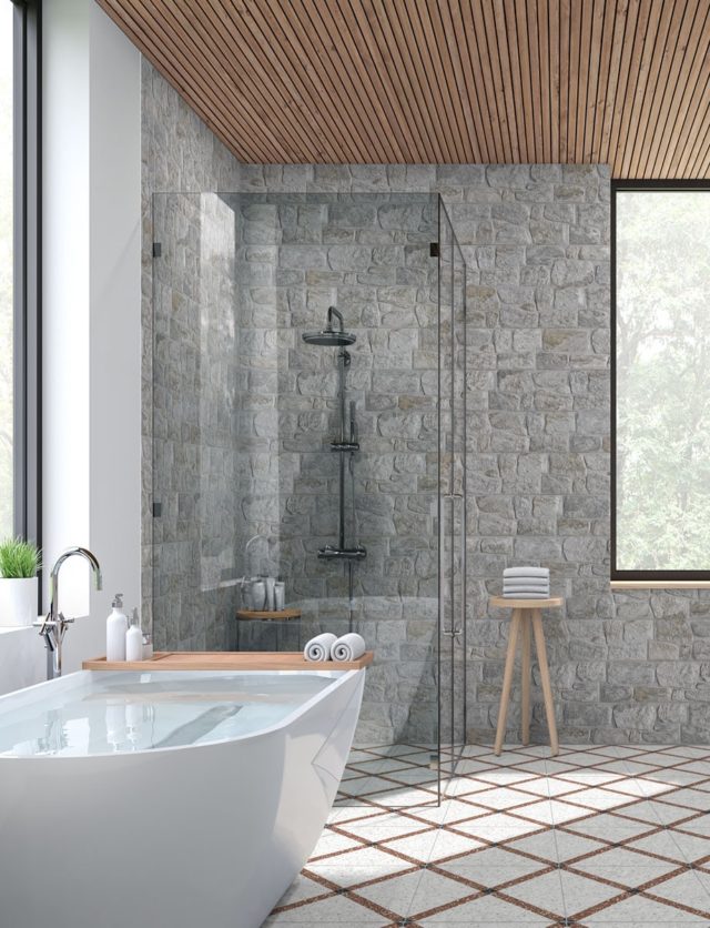 Dolomia Series Argento Stone Cladding Look Decorative Tile