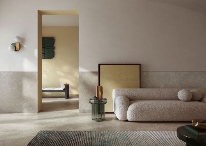 Dorset Beige Natural Stone Porcelain Tile