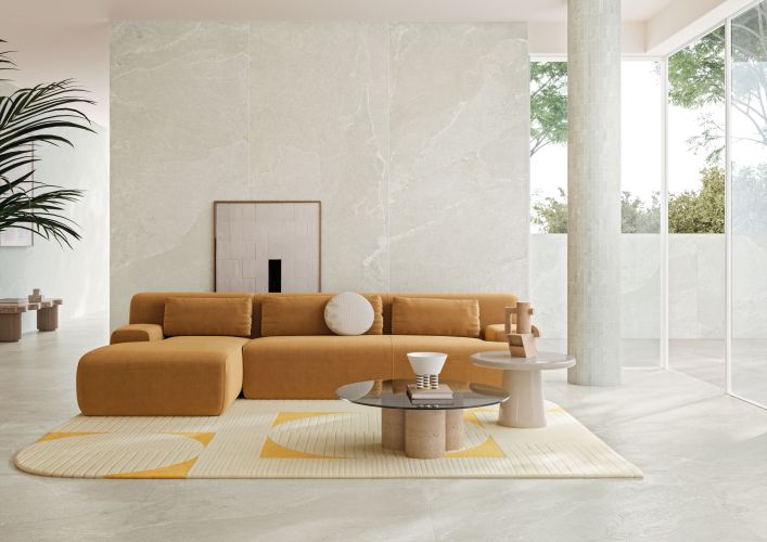 Ardesia Bianco Natural Stone Porcelain Tile