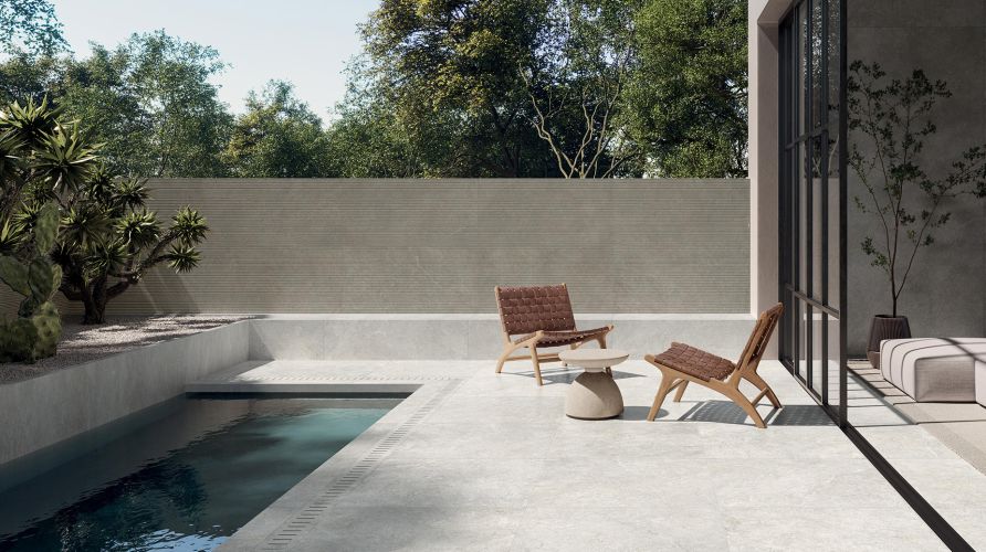 Limestone White Natural Stone Porcelain Tile