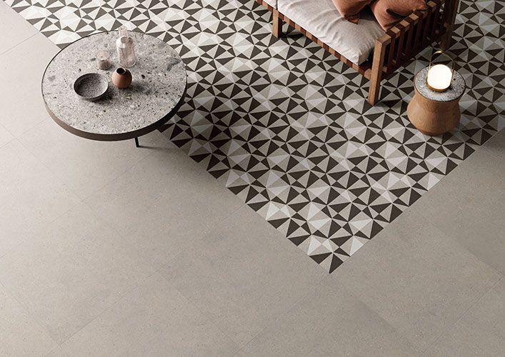 Silver Grain Grey Concrete Look Porcelain Tile
