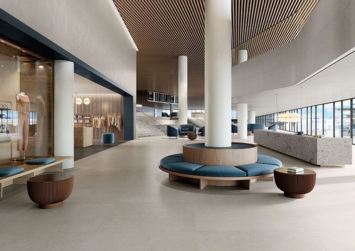Silver Grain Grey Concrete Look Porcelain Tile