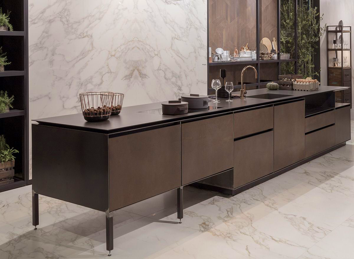 Porceluxe Metaline Corten Metal Look Porcelain Slab